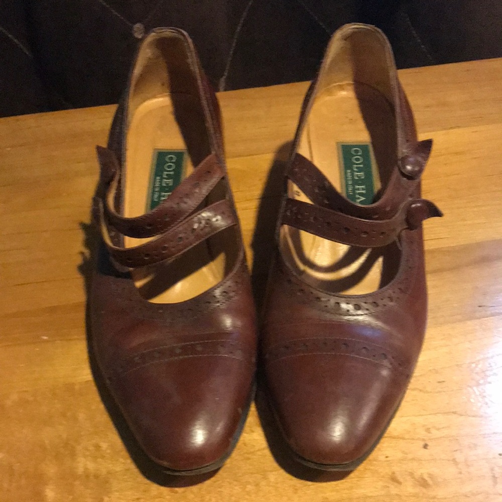 Cole Haan shoes leather Made in Italy US W 5.5